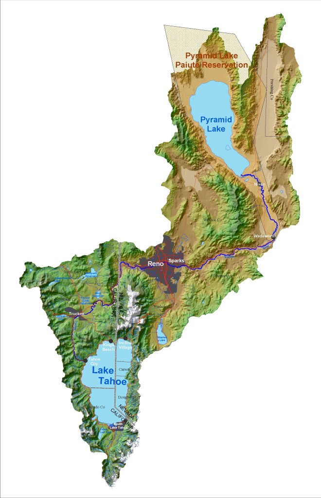 Watershed map